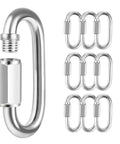 10 Pack 2 Inch Quick Links Three Sixteenth Inch 304 Stainless Steel D Shape Connectors With 716 Lbs Capacity for outdoor use