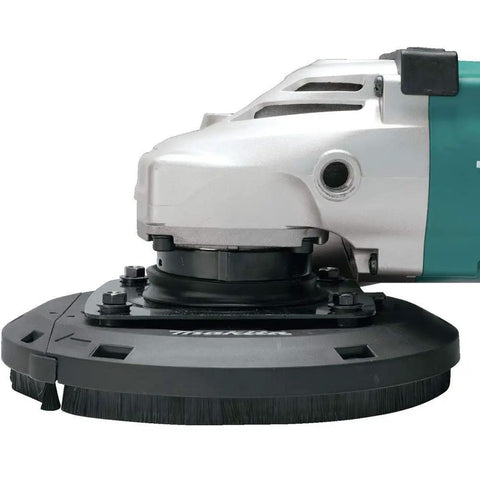 7 Inch Dust Extraction Surface Grinding Shroud With Soft Brushes And Four Spring Suspension Keeps It Flush During Use Removable Edge