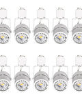 10W H Track LED Heads with 90+ CRI Dimmable Halo Style Linear Track Lighting for Art and Retail Displays Dope Accent Lighting 4000K Daylight 120V 24 Degree Beam White 10 Pack