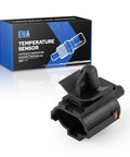 Ambient Air Temperature Sensor For Hyundai Elantra Kia Forte Direct Drop In Swap showing 2-pin connector and black casing.