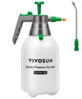 Durable Handheld Garden Sprayer 2L pump sprayer with 68 oz capacity safety valve adjustable nozzle extended spray rod and extra seals