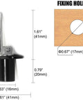 Top Shelf Heavy Duty Black Metal Locks For Desk And Cabinet Keyed Alike Set Comes With Two Durable Steel Keys Bulldog Tough 16Mm dimensions with fixing hole sizes.