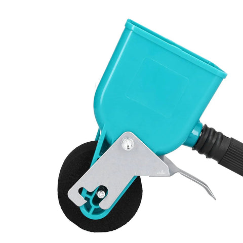 Heavy Duty Manual Glue Spreader Roller For Real Daily Woodworking Tasks Large Capacity Tank Applicator with wheel and handle.