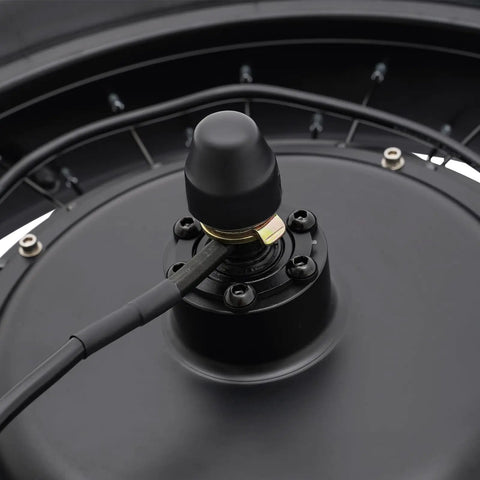 Close-up of connection details on Beefed Up 1500W 48V Ebike Conversion Kit With 20 Inch Rear Hub Motor LCD Display And PAS Sensor