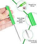 12 Pack Green Pocket Screwdrivers Magnetic Mini Tops With Single Blade Head For Mechanical And Electrical Work 5.3 Inch Length