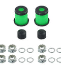 Pivot Tube Maintenance Kit For Skateboards And Longboards With Pivot Cups Axle Nuts Speed Rings Cylindrical And Tapered Bushings In Green