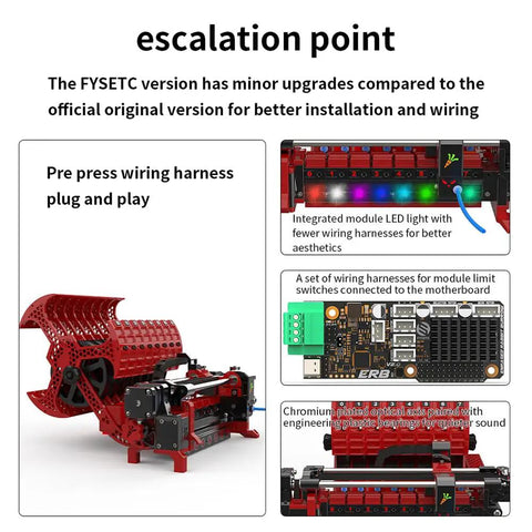 Image of Ercf V2 Eight Or Twelve Channel Filament Switch System for Multi Color 3D Printing showing wiring and connection details.