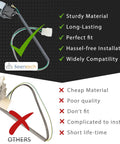 Washer Door Lid Switch Replacement 3949238 For Whirlpool And Kenmore Washers Exact Fit Easy Install Fixes Draining Problems Not Starting Not Spinning Or Agitating Replaces WP3949238 WP3949238VP AP6008880 PS11742021 AP3100001 PS350431 washer lid switch with wire harness