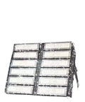 Heavy Duty Waterproof Outdoor Flood Light With A Dope 6000K Cool White Beam Perfect For Gritty Job Sites And Driveway Security showing multiple light panels stacked.