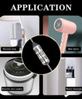 Applications of Pack Of Ten 184 Degree Metal Thermal Cutoffs Thermal Fuses 10A 250V with non-insulated connectors in home appliances