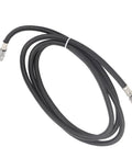 Heavy Duty Nylon Airbrush Hose Point 1 8 Meters Long Universal One Eighth Interface For Compressor Hookup Ensuring A Tight Leak Free Fit For Artists Who Want Smooth Airflow On Every Project Plus Hassle Free Install And Sick Quality, black hose with metal fittings
