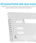 Rock Solid Router Table Insert Plate And Acrylic Trimming Machine Flip Plate For Heavy Duty Woodworking Projects With Knockout Precision And Zero Sweat Alignment Every Time, UV printed finish with clear scales.