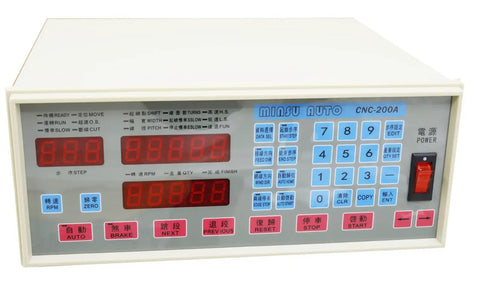 Front panel of Dual Voltage Automatic Copper Wire Winder Machine With Memory Function Step Servo Motor 600W CNC Coil Winder