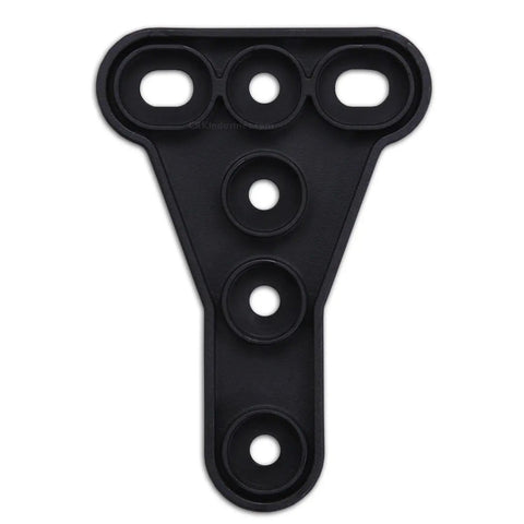 Beefy Drop Spacer For Holsters And Gear Accessories Half Inch Thick Black Aluminum USA Made Delivers Extra Clearance And Smooth Compatibility
