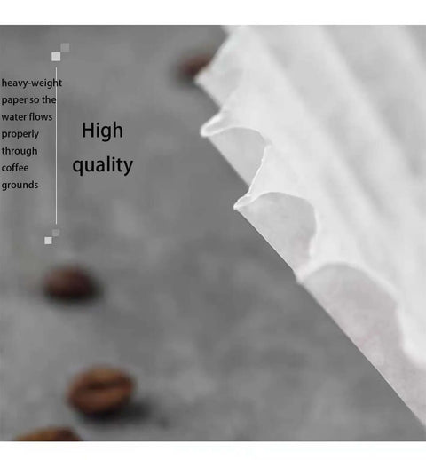 Close-up of Large 12 Cup Commercial Coffee Filters Pro Quality All Natural Big And Tall Filter Set for Office Coffee Makers