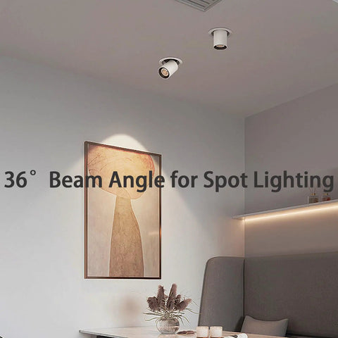 LED PAR16 Spotlight Bulbs 5W Dimmable, 50W Halogen Replacement, 36° beam in display lighting setup