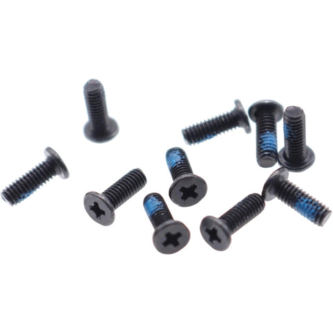 Top Tier M2.5 X 7.0mm Phillips Flat Head Screws 10 Pack Nickel Plated Heavy Duty Replacement Kit For Dell Hp Asus Lenovo Acer Laptop Bottom Cases And Lcd Bezels Built Badass Zero Hassle Repair.
