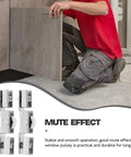 Tough As Nails Sliding Door Rollers Set Of Eight Premium Steel Pulley Wheels for smooth closet door glide installed.