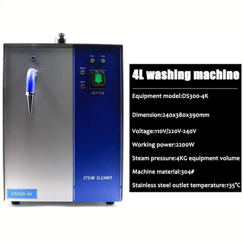 Legit Heavy Duty Jewelry Steam Cleaner Machine For Gold Silver Rings And Watches With Capacious Stainless Steel Basin, 4L size.