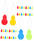 Gourd Shaped Needle Threaders 100 Pack Plastic Threading Tools For Hand Sewing And Embroidery, Effortless Threading, Versatile Use For Travel, Grab And Go DIY Crafts, And Quick Needle Tasks, assorted colors
