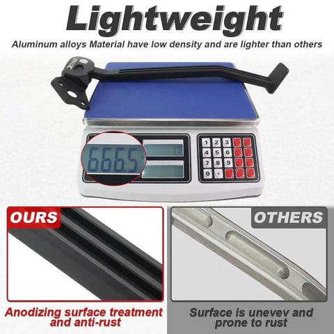 Aluminum Dirt Bike Kickstand For Yamaha YZ250F YZ450F 2006 2007 2008 2009 Lightweight Side Stand Foot Support on scale.