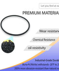 Rock Tumbler Drive Belt For Thumler's A-R1, A-R2, A-R3, A-R6, A-R12 And Model B401 Tumblers, Premium Buna Nitrile O-Ring Belt