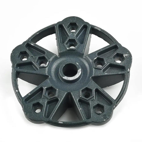 Rock Solid High Performance Steel Wind Turbine Hub Assembly With Low Noise Design For 3 Or 5 Blade Rotors S Or M Types, top view, steel material.