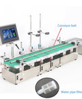 Ready To Roll Heavy Duty Automatic Liquid Filling Machine Double Head Bottle Dispenser with conveyor belt and touchscreen.