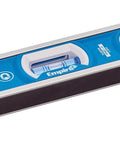 Empire EM81.9G 9-inch magnetic torpedo level with overhead viewing slot, blue with silver rails