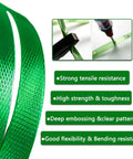 Close-up of Hold Tight Heavy Duty Pet Polyester Strapping Roll 5 8 Inch.035 Thick 500 Feet showing features like tensile resistance.
