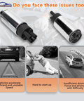 Two 38mm electric fuel pump cores with installation kit for Toyota Camry Corolla Tacoma 4Runner Sienna Honda Civic CR-V Accord Mazda Miata RX-8 3 5 6 Lexus IS300 ES300 RX350 12V DC replaces E8213, with issues faced in car performance displayed.
