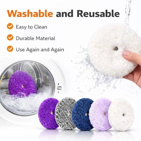 Kick Serious Shine With This 6 Inch Wool Cutting And Polishing Pad Set Hook And Loop Design Slaps Tight on 5 Inch Backing Plates for Car Paint Correction and Swirl Removal. Various colors shown in washing machine.