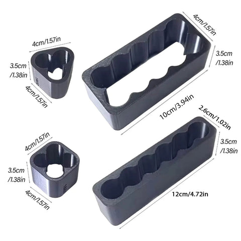 Adjustable 18650 Battery Welding Jig With ABS Fixture Offering 3, 4, 6, And 10 Hole Configs for Precise Battery Pack Assembly