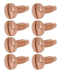 8 Piece Stainless Steel Watch Case Screws Set For Back Cover Repair, Rustproof Wristwatch Screws In Rose Tone, Precise Fit