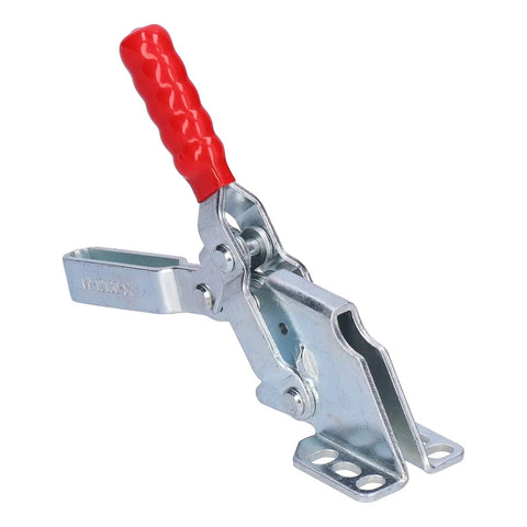 Beefy Heavy Duty Quick Release Toggle Clamp 507lb Steel Reinforced Clamping Tool for welding fixtures with red handle lock