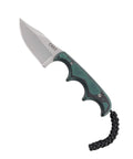 Minimalist Neck Knife With 12C27 Blade Steel, Micarta Handle, Durable Thermoplastic Sheath And Mounting Options For Easy EDC Carry