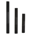 Three M14 hardened bolts from 58Pcs T Slot Clamp Kit Heavy Duty Hardened Press Plate For Lathe Milling Machines With M14 Bolts Ideal For Metalworking And CNC Applications For Precision Machining And Heavy Duty Workshop Use, black steel, for lathe use in metalworking.