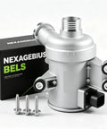 Electric Engine Water Pump For BMW 328i 335i 435i M2 X5 X6 3.0L Inline 6 2013 To 2019 shown with bolts and packaging.