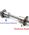 32mm Bidirectional Left And Right Hand Ball Screw Kit SFU3210 RM3210 2250mm with rotation directions for CNC projects