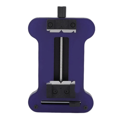 Heavy Duty PCB Clamp Tool For Precise Electronics Repair With A 0 To 70mm Clamp Width And Insulated Tempered Glass Panel, front view