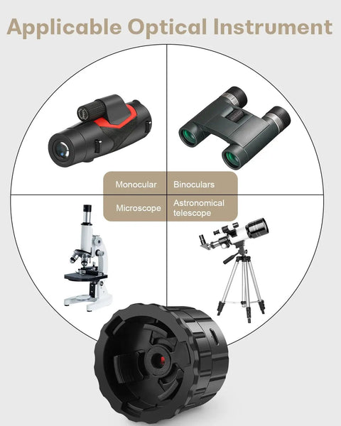 WiFi Eyepiece Camera For Telescopes And Microscopes, 4MP Electronic Eyepiece For Astrophotography with optical instruments