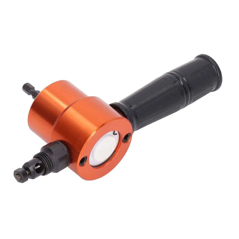 Double Head Sheet Metal Nibbler Cutter With 360 Degree Adjustable Cutting For Round And Straight Holes, Electric Drill Attachment