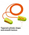 Neon Yellow Foam Ear Plugs Pack Of 200 For Loud Work All Day Comfort Corded Disposable Hearing Protection NRR 33 dB Ideal For Drilling Grinding Machining Sawing Welding And Other Heavy Duty Jobs
