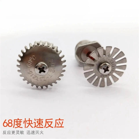 Snag This Bulletproof Up And Down Fire Sprinkler Head Boasting Heavy Duty 68 Degree Thermal Trigger with DN15 threads.