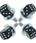 Dope Motorcycle License Plate Screws Four Piece Set Featuring Dice Bolt Decoration For Cars Bikes Hella Cool Custom Vehicle Hardware