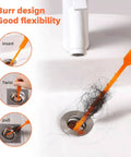 3 Pack 25 Inch Hair Snake Drain Clog Remover Tools Set For Sewer Toilet Shower Kitchen Sink And Bathroom Tub