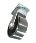 Smooth Rolling 10 Inch Kingpinless Swivel Caster With Forged Steel Wheel, versatile heavy-duty design for industrial use.
