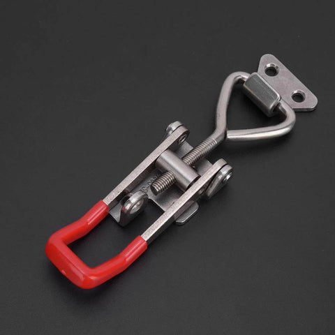 Heavy Duty Toggle Clamp 304 Stainless Steel With Adjustable Lever Handle Delivers 250Kg Clamping Force For Welding Jigs And Fixtures Built Tough