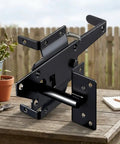 Heavy Duty Carbon Steel Fence Gate Latch Featuring Weather Resistant Coated Finish For Secure Wood And Vinyl Fences on wooden table
