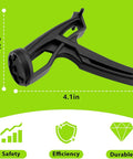 Quick Release Football Helmet Chin Strap Stabilizer Tool Set For Friday Night Helmets With Quick Grab Lever, 4.1in long, heavy duty plastic.